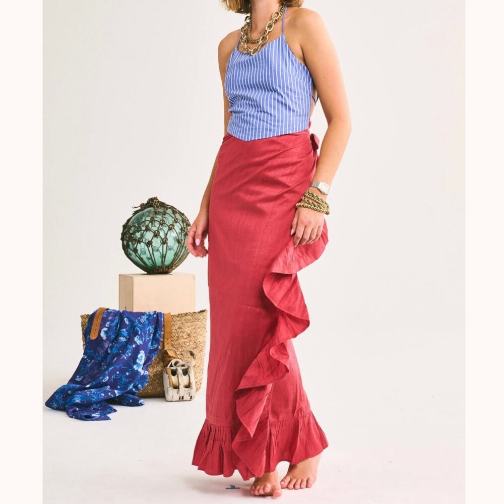 Coniglio Ruffle Power Pareo Silk Dupion Size 1 NEW